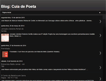 Tablet Screenshot of cuiadepoeta.blogspot.com