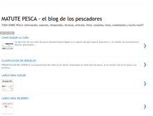 Tablet Screenshot of matutepesca.blogspot.com