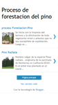 Mobile Screenshot of forestacionpino.blogspot.com