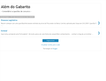 Tablet Screenshot of alemdogabarito.blogspot.com