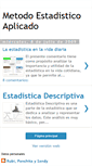 Mobile Screenshot of metodoestadisticoaplicado.blogspot.com