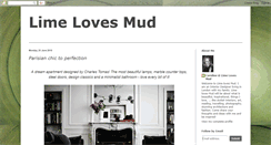 Desktop Screenshot of lime-loves-mud.blogspot.com