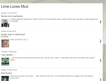 Tablet Screenshot of lime-loves-mud.blogspot.com