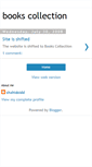 Mobile Screenshot of collectionofbooks.blogspot.com