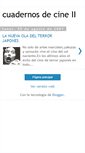 Mobile Screenshot of cuadernosdecine2.blogspot.com