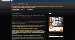 Desktop Screenshot of guiaswowlv85.blogspot.com