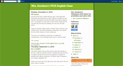 Desktop Screenshot of mrsgoodsonspcisenglishclass.blogspot.com