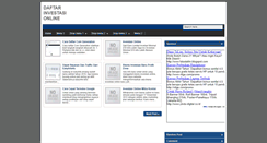 Desktop Screenshot of daftarinvestasionline.blogspot.com