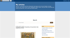 Desktop Screenshot of jyoti-articles.blogspot.com