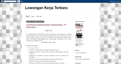 Desktop Screenshot of lowongan-kerja-terbaru-ind.blogspot.com