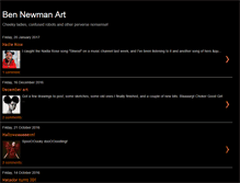 Tablet Screenshot of bennewmanart.blogspot.com