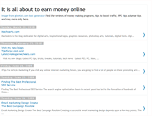 Tablet Screenshot of freetoearn-money.blogspot.com