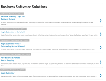 Tablet Screenshot of businesssoftwaresolutionsnetwork.blogspot.com