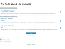 Tablet Screenshot of aids-science.blogspot.com