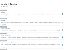 Tablet Screenshot of meglioilfoggia.blogspot.com