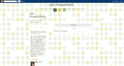 Desktop Screenshot of peripateticlis.blogspot.com