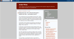 Desktop Screenshot of andeswines.blogspot.com