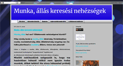 Desktop Screenshot of munka-allaskereses.blogspot.com