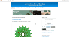 Desktop Screenshot of geogebracentral.blogspot.com