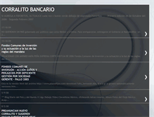 Tablet Screenshot of corralitobancario.blogspot.com