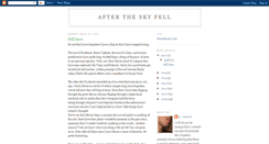 Desktop Screenshot of aftertheskyfell.blogspot.com