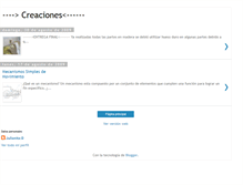 Tablet Screenshot of creacionesme.blogspot.com