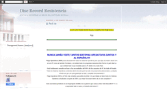 Desktop Screenshot of discrecord-chaco.blogspot.com