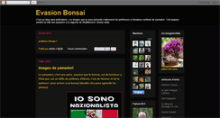 Desktop Screenshot of evasionbonsai.blogspot.com