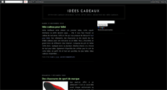 Desktop Screenshot of cadeaux-selection.blogspot.com