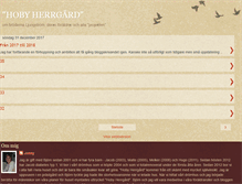 Tablet Screenshot of hobyherrgard.blogspot.com