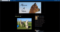 Desktop Screenshot of alpacasoflewis.blogspot.com