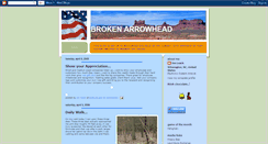 Desktop Screenshot of broken-arrowhead.blogspot.com