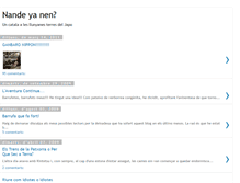 Tablet Screenshot of nande-ya-nen.blogspot.com