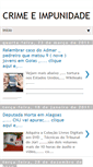 Mobile Screenshot of crimeeimpunidade.blogspot.com