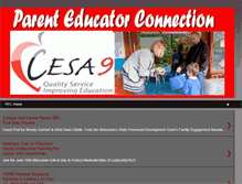 Tablet Screenshot of parent-educator-connection.blogspot.com