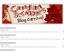 Tablet Screenshot of canadianscrapbookerscarnival.blogspot.com