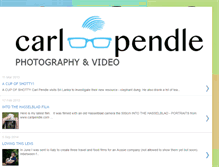 Tablet Screenshot of carlpendlephotographyandvideo.blogspot.com