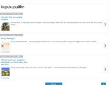Tablet Screenshot of kupukupulilin.blogspot.com