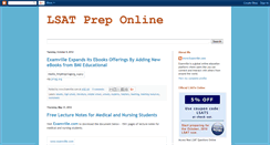 Desktop Screenshot of lsat-prep-online.blogspot.com