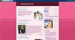 Desktop Screenshot of historicalclothingrealmrenaissance.blogspot.com