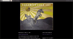 Desktop Screenshot of calamitycoleart.blogspot.com