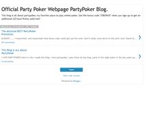 Tablet Screenshot of party-poker-official.blogspot.com