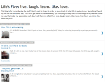 Tablet Screenshot of lifesfive.blogspot.com