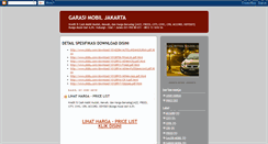 Desktop Screenshot of garasimobiljakarta.blogspot.com