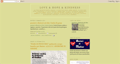 Desktop Screenshot of lovehopekindness.blogspot.com
