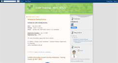 Desktop Screenshot of cissptraining-nustseecs.blogspot.com