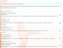 Tablet Screenshot of funkyfreeganjournal.blogspot.com