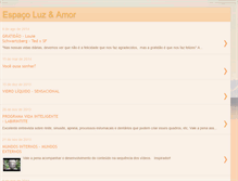 Tablet Screenshot of espacoluzeamor.blogspot.com