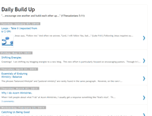 Tablet Screenshot of dailybuildup.blogspot.com