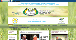 Desktop Screenshot of comnossasenhoradefatima.blogspot.com